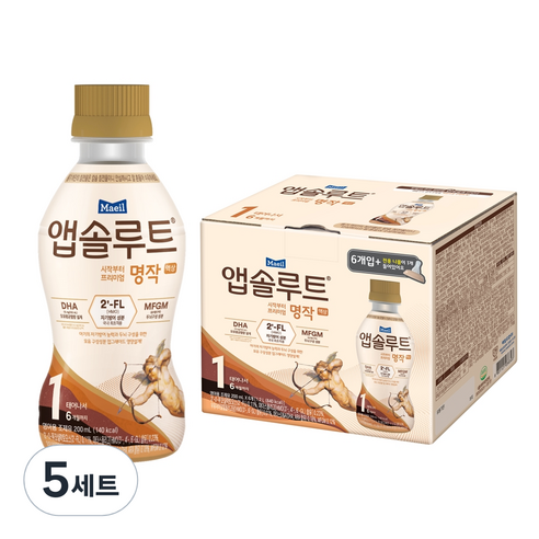 앱솔루트 시작부터 프리미엄 명작 2FL 액상분유 1단계 200ml + 니플 세트, 30개