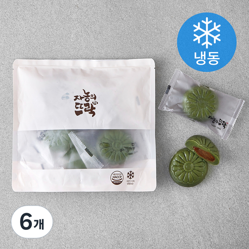 자농의뜨락 쑥앙꼬절편 5개입 (냉동), 325g, 6개