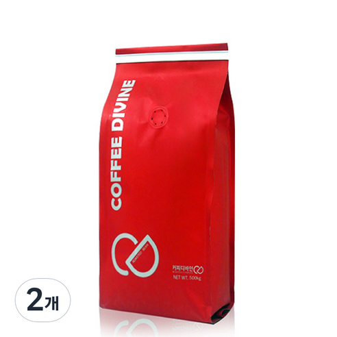 커피디바인 아보카도블렌드 원두커피, 사이펀, 500g, 2개