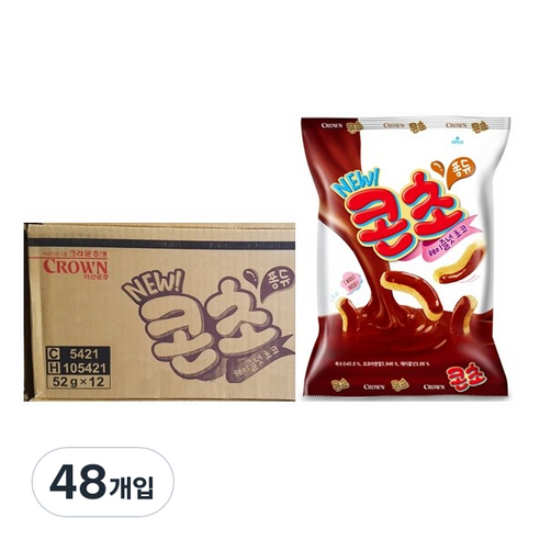 크라운 콘초, 52g, 48개