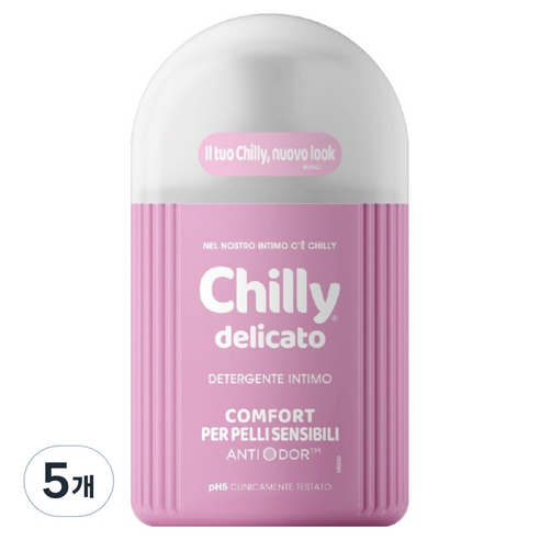 칠리 델리카토 젤 타입 여성청결제, 200ml, 5개