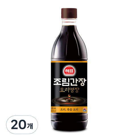 해표 조림간장, 930ml, 20개