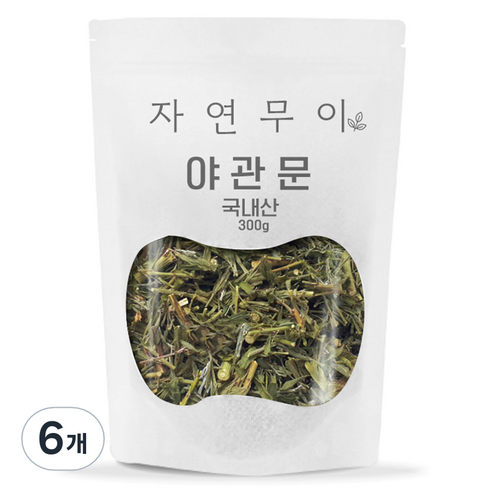 자연무이 건조 야관문 비수리, 300g, 6개