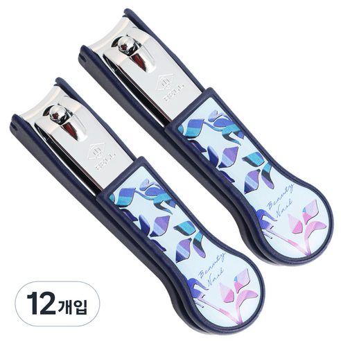 세븐스타 디자인 손톱깎이, 블루, 12개