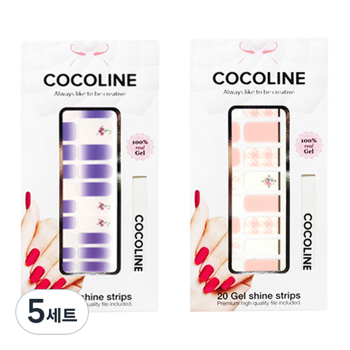 코코라인 붙이는 젤네일 스트립, COCO No 133, COCO No 138, 5세트