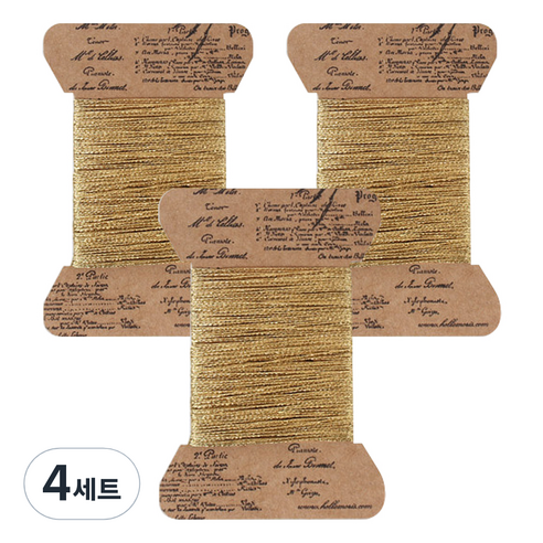 빛나는 금사 3입, 금색, 4세트