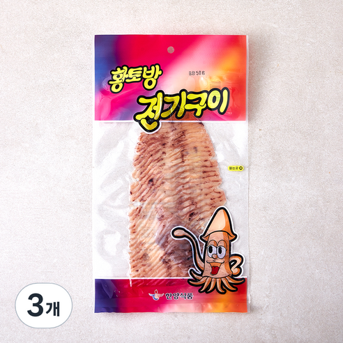 한양식품 황토방 전기구이, 3개, 50g