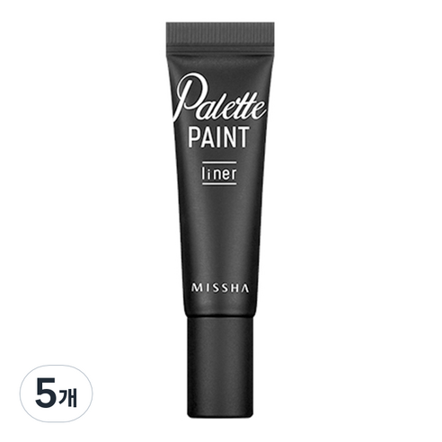 미샤 팔레트 페인트 젤 라이너 6g, 블랙, 5개