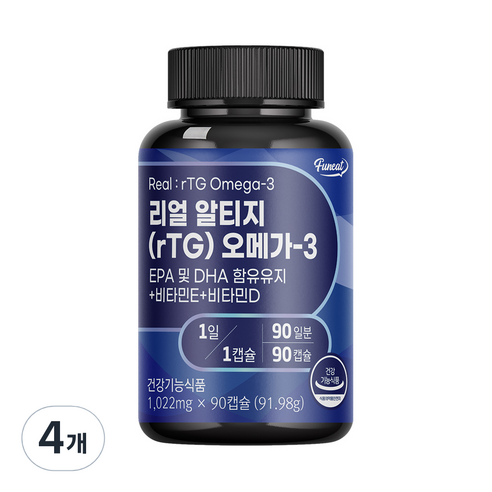 퍼니트 리얼 알티지 오메가 3 91.98g, 4개