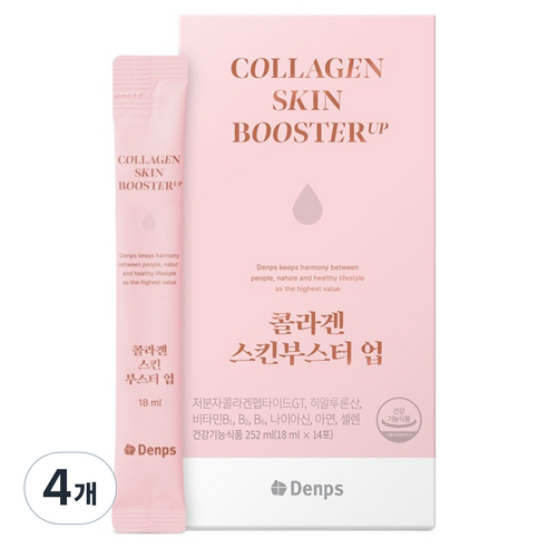 덴프스 콜라겐 스킨부스터 업 14p, 252ml, 4개