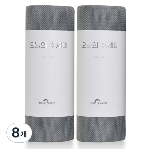 블루버킷 오늘의 수세미 60p, 그레이, 60개입, 8개