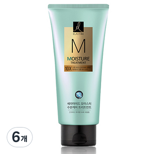엘라스틴 모이스처 수분케어 10X 트리트먼트, 300ml, 6개