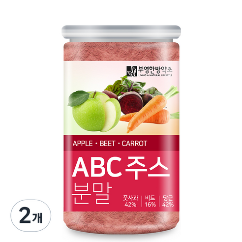 부영한방약초 ABC주스 건강분말, 170g, 2개