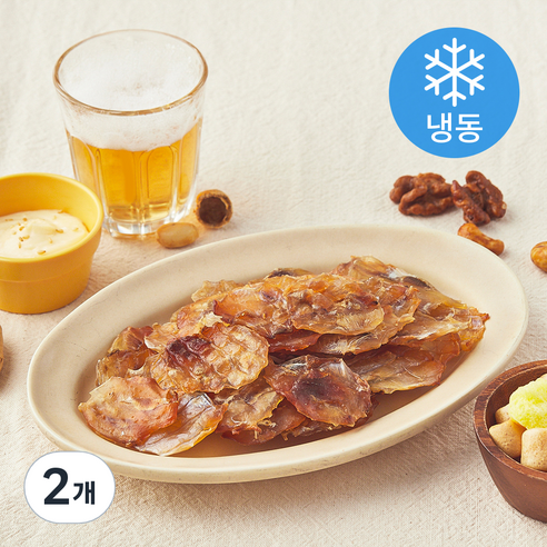 주안상점 쥐치구운포 (냉동), 100g, 2개