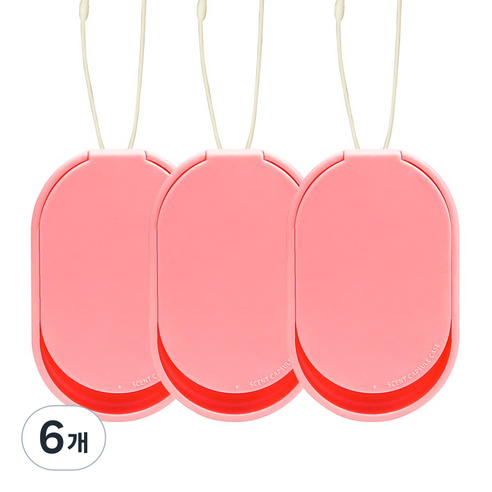 아로마푸딩 캡슐 방향제 3p, 1ml, 6개, 라즈베리