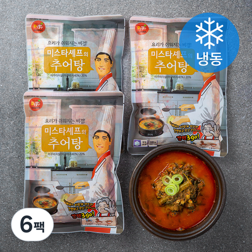 미스타셰프 추어탕 (냉동), 500g, 6팩