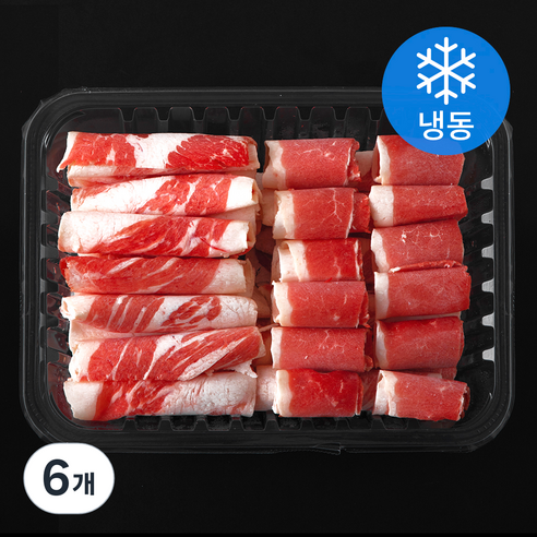 호주산 우차돌양지 돌돌말이 (냉동), 6개, 500g