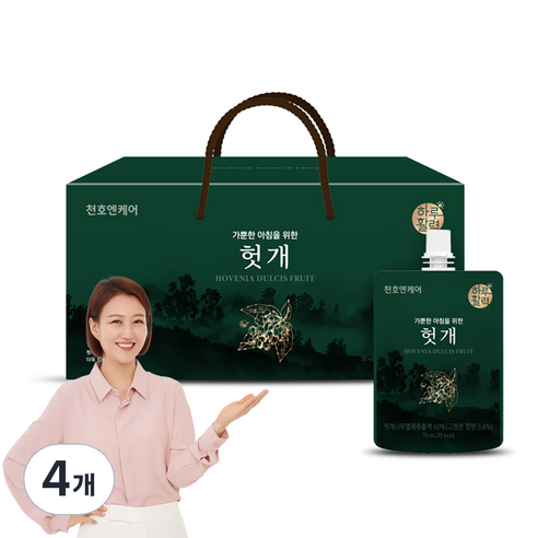 하루활력 가뿐한 아침을 위한 헛개즙, 2.1L, 4개