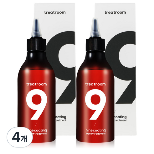 트리트룸 나인코팅 워터트리트먼트, 230ml, 4개