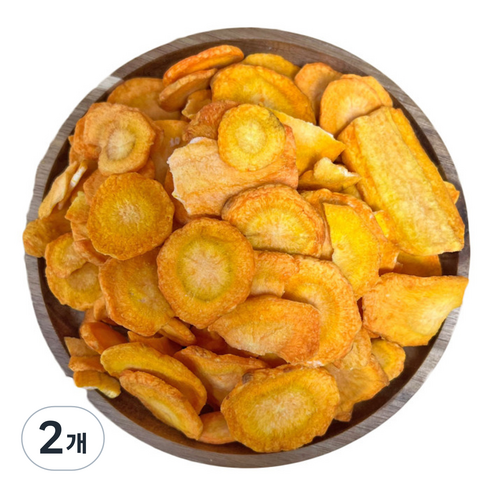 니칩내칩 바삭바삭 맛있는 당근칩, 80g, 2개