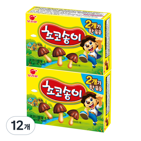 오리온 초코송이, 36g, 12개
