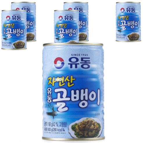 유동 자연산 골뱅이, 400g, 6개