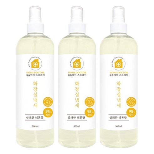 홈닥터 룸 & 에어 스프레이 화장실냄새, 3개, 500ml