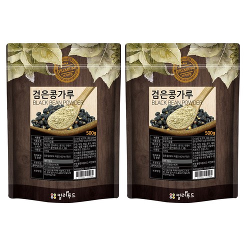 colorfood 검은콩가루, 500g, 2개