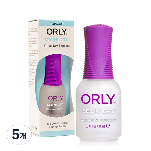 오를리 세컨드라이 퀵드라이 11ml, 혼합색상, 5개