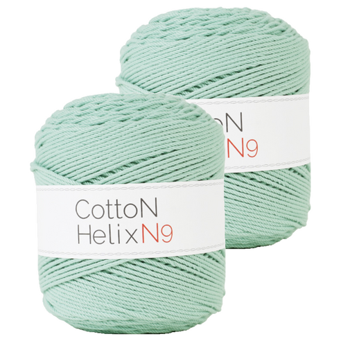 쎄비 코튼 헬릭스 N9 뜨개실 250g, 916.파스텔민트, 2개