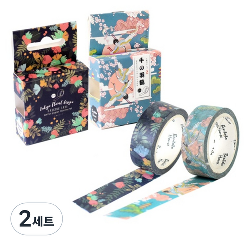 라이프포인트 마스킹 테이프 S1011 세트, S1011, S1021, 2세트