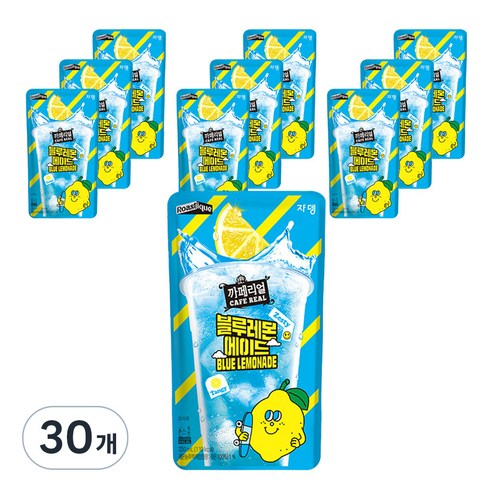 쟈뎅 까페리얼 블루레몬 에이드, 230ml, 30개