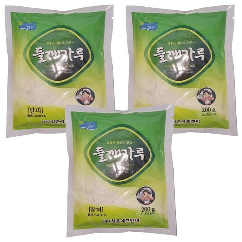 청은에프엔비 들깨가루, 200g, 4개