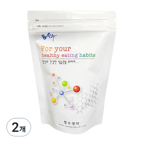 청수생약 생강 분말, 500g, 2개