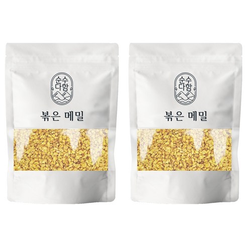 순수다함 볶은메밀차, 500g, 2개, 1개입