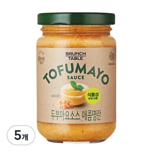 복음자리 매콤 명란마요 포케소스, 5개, 190g
