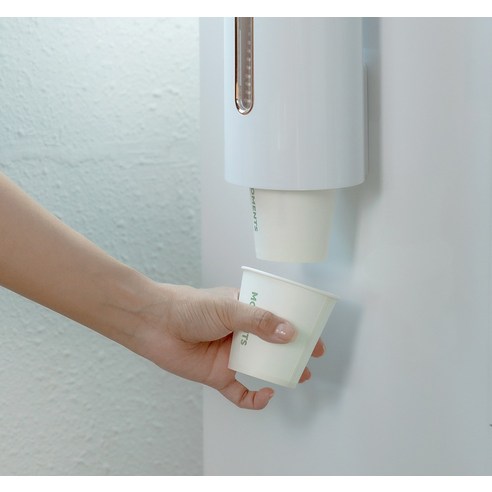 收納盒 整理 置物 居家用品 家居用品 家庭用品 壁掛式 免洗杯架 紙杯架 ^