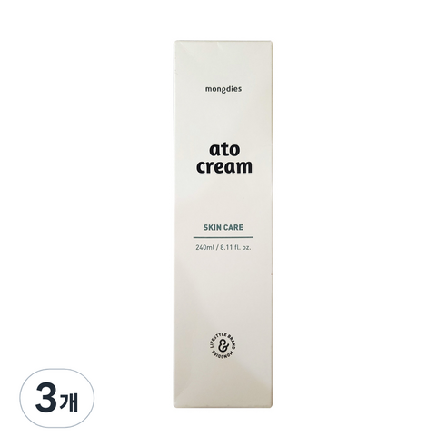 몽디에스 아토 크림, 240ml, 3개
