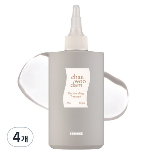씨드비 채우담 모발 영양 트리트먼트, 300ml, 4개