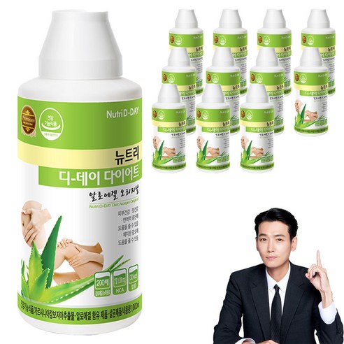 뉴트리디데이 다이어트 알로에겔 오리지날, 1L, 12개