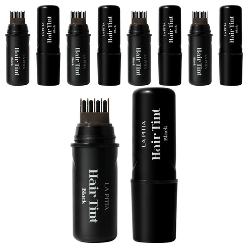 라피타 새치커버 헤어틴트 10ml, 블랙, 10개