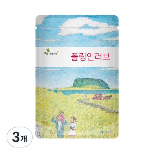 아름드레 폴링인러브 허브티, 3개, 25개입, 1.5g