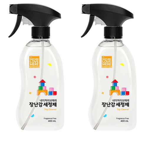 네이쳐러브메레 유아 장난감 세정제, 400ml, 2개