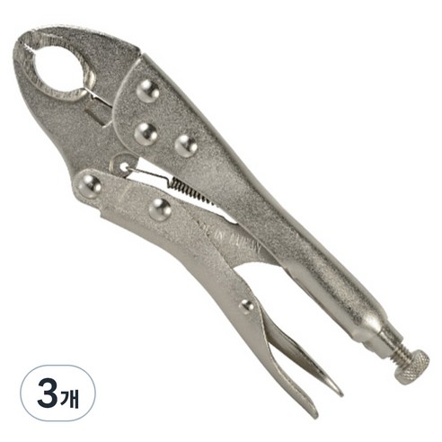 케이디와이 PVC 락킹플라이어 23mm KVGP-175, 3개