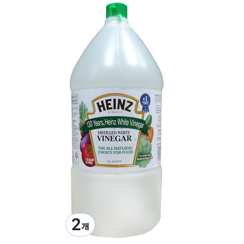 하인즈 디스틸드 화이트 식초, 5L, 2개