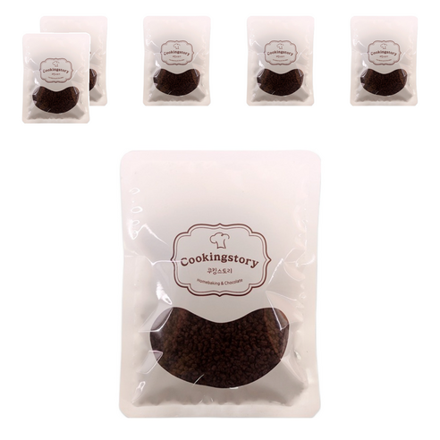 쿠킹스토리 초코크런치, 100g, 6개