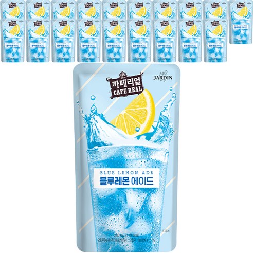 쟈뎅 까페리얼 블루레몬 에이드, 230ml, 20개입