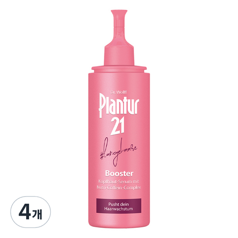 플란투어21 카페인 롱헤어 부스터, 125ml, 4개