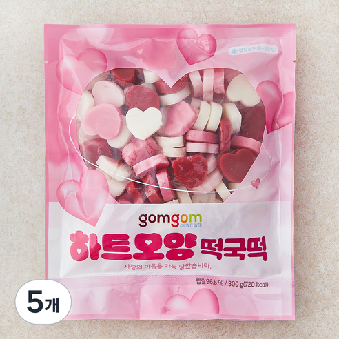 곰곰 하트모양 떡국떡, 300g, 5개