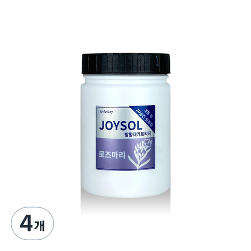 기분좋은날 방향제 카트리지 리필 로즈마리 소, 180g, 4개